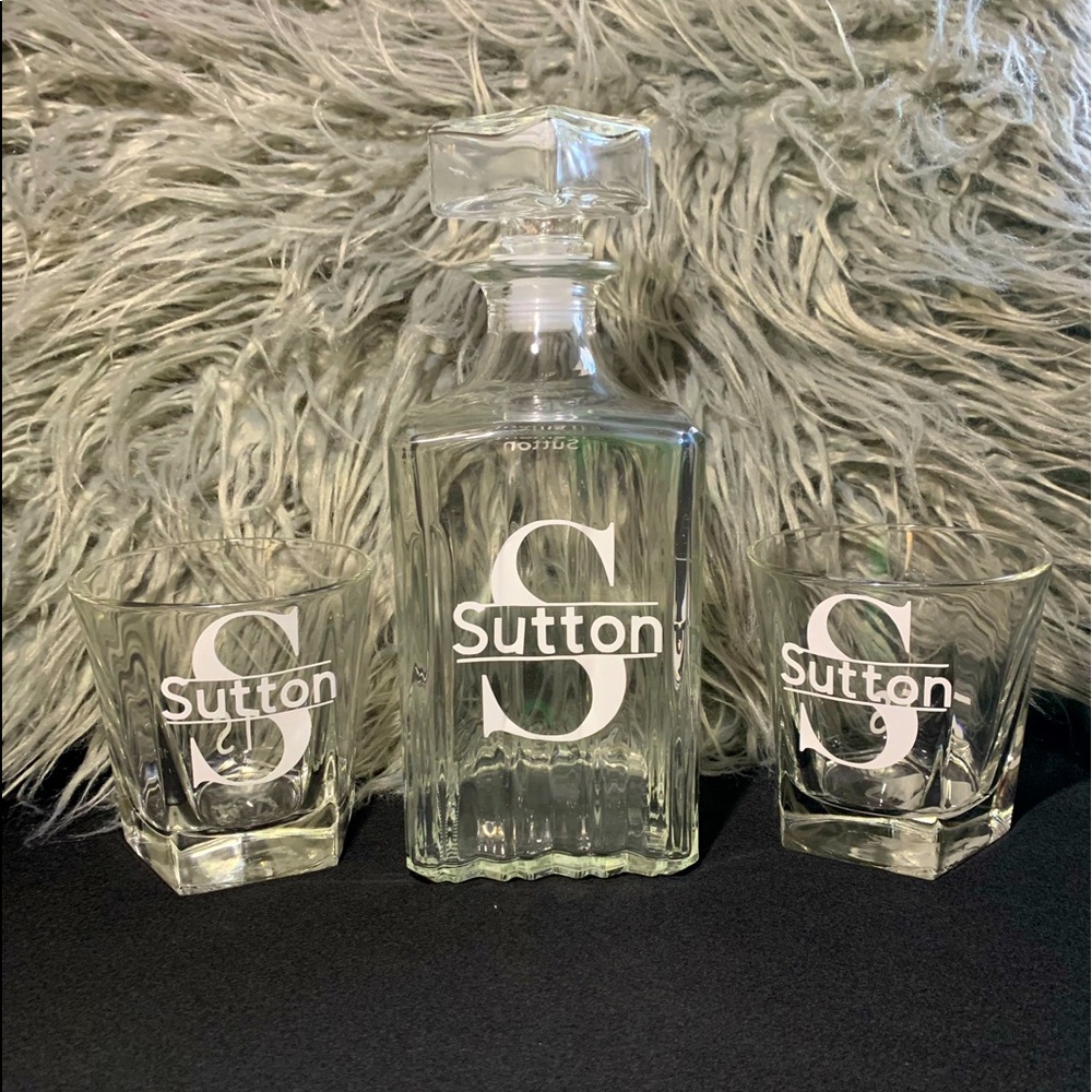 Custom Decanter Set